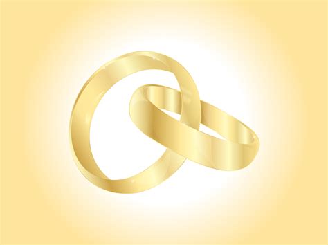 Vector Wedding Rings Vector Art & Graphics | freevector.com