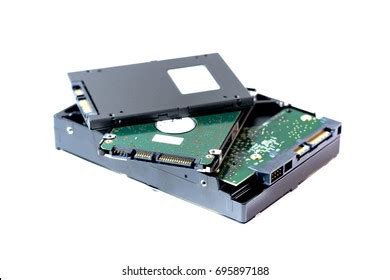 Harddisk Ssd Sata Port On White Stock Photo 695897188 | Shutterstock