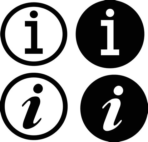 Set of Information icon. Group of Info Point Icon Black. Collection ...