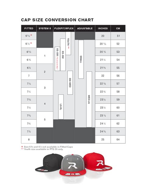 Hat Size Chart - 8 Free Templates in PDF, Word, Excel Download