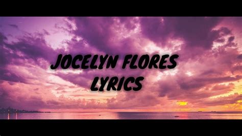 xxxtentacion Jocelyn Flores (lyrics) - YouTube