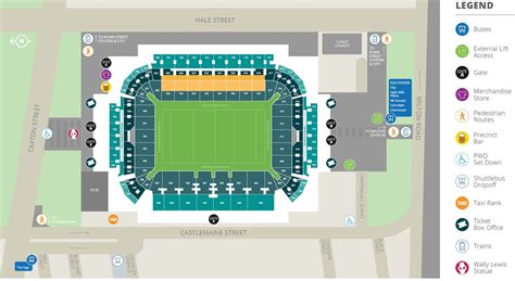 Lang Park Suncorp Stadium Seating Map 2024 with Rows, Parking Map ...