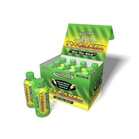 Tweaker Energy Shot, Sour Apple, 2 fl oz, 12 count - Walmart.com ...