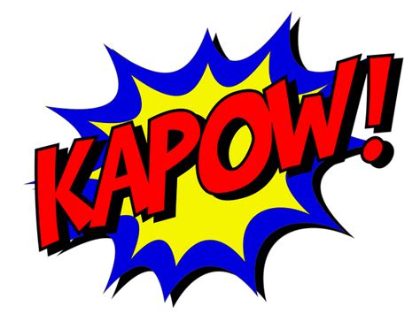 Kapow Comic Book · Free image on Pixabay