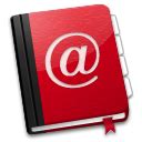 Address Book Red Icon - Cats Icons - SoftIcons.com