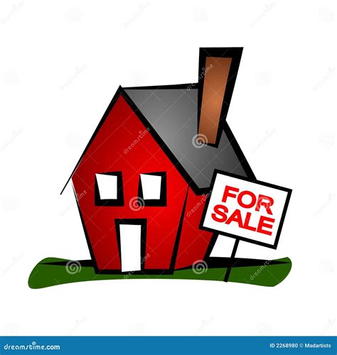 Real Estate Clip Art House 3 Stock Illustration - Image: 2268980