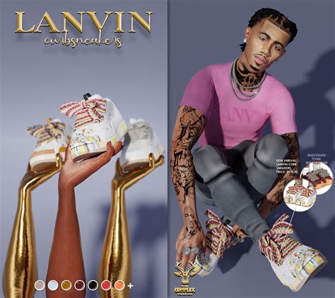 LANVIN CURB SNEAKERS (ALL AGES) 🤍 | Sims 4 expansions, Sims 4 tsr, Sims ...