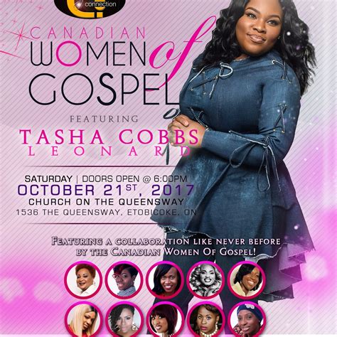 Tasha Cobbs Live in Toronto 2017 | Concert Tickets | Celebration Of ...