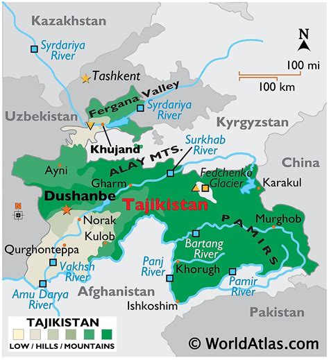 Tajikistan Maps & Facts - World Atlas