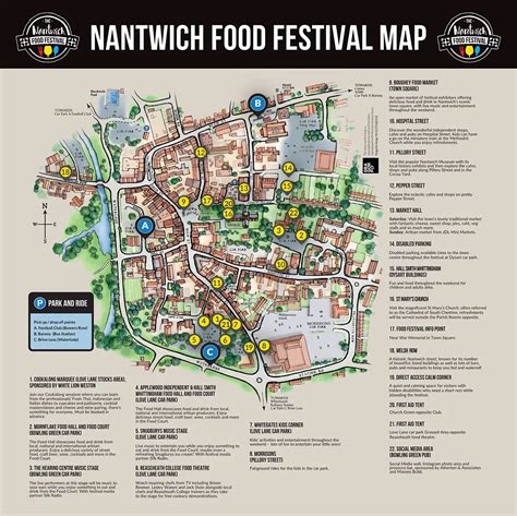 Food Festival Map - Nantwich Food Festival