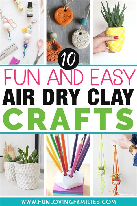 10 Things to Make with Air Dry Clay: Fun and Beautiful Projects - Fun Loving Families