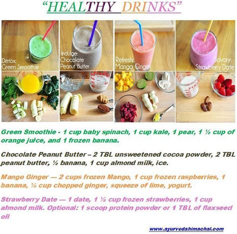 Healthy Drinks Recipes ,Health tips - Inspirational Quotes - Pictures - Motivational Thoughts