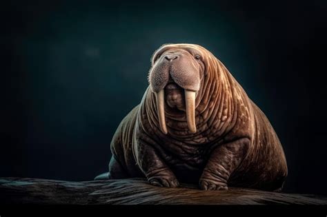 Premium AI Image | Majestic Walrus in its Natural Habitat