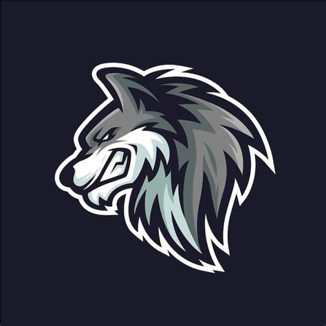 Premium Vector | Wolf sports logo mascot template