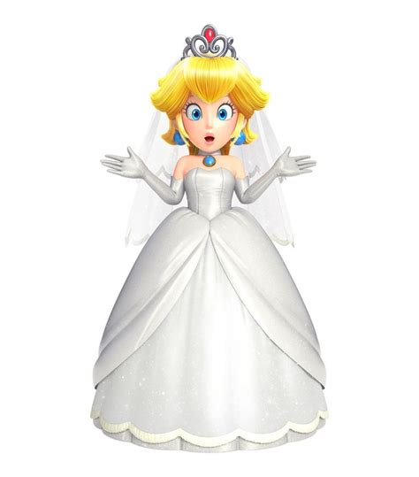 Princess Peach Bridal Dress. Super Mario Odyssey Princess Peach Mario ...