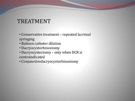 Chronic dacryocystitis