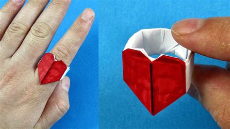 Origami Heart Ring: Step-by-Step Tutorial – easy origami tutorial