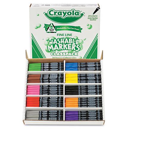 200 pc Crayola Fine Tip Washable Markers (10 colors) — ChildTherapyToys