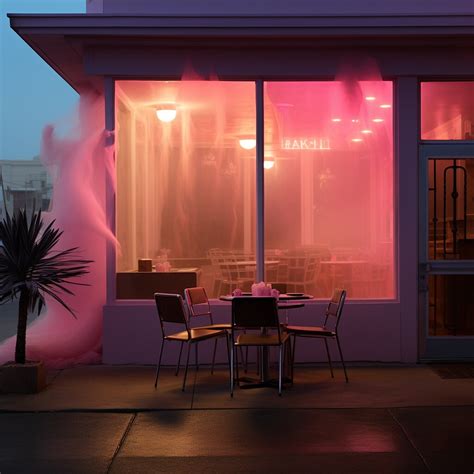 local restaurant, pink light, no people | local restaurant, … | Flickr