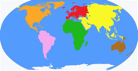 Clipart - Globe Continent