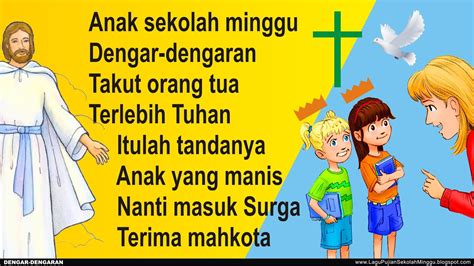 Lirik Lagu Pujian Rohani Kristen Sekolah Minggu Gereja Tuhan Yesus ...