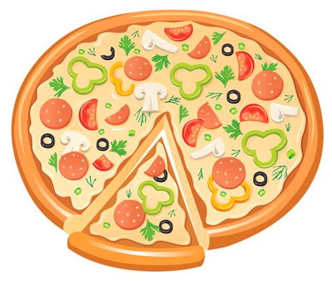 Pizza clip art free download clipart images 3 4 - Clipartix