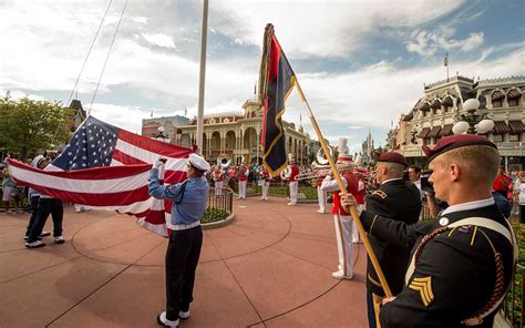 Veterans Can Participate In Disney's Magic Kingdom Flag Retreat ...