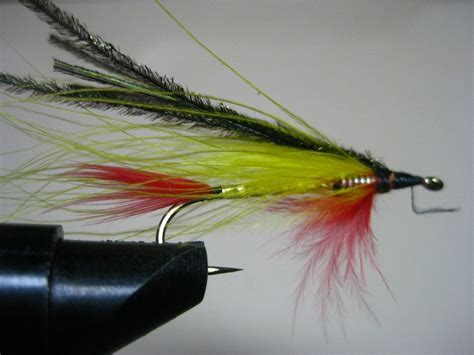 Streamer fly fishing lure handmade marabou feathers by WoodysFlies