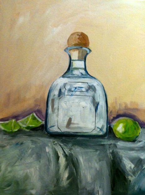 Tequila Bottle Painting | Diy canvas art painting, Painting art projects, Painting