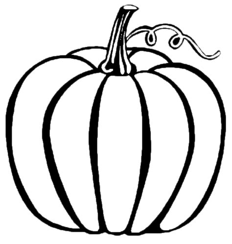 Pumpkin Coloring Page Printable