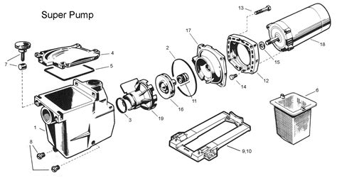 HAYWARD SUPER PUMP IMPELLER 1 HP (97+) - PoolShopUK