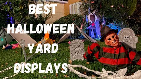 Top Halloween Yard Displays - YouTube