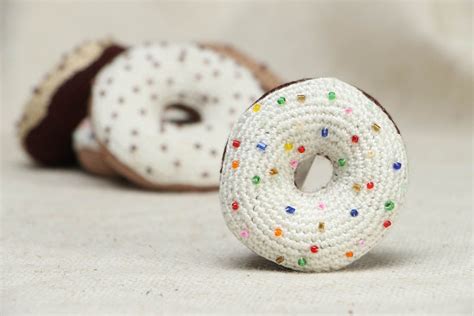 BUY Soft crochet toy Donut 41241234 - HANDMADE GOODS at MADEHEART.COM