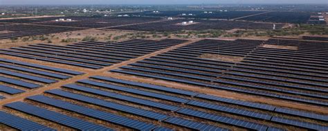 One Of The World’S Largest Solar Power Project in Kamuthi, Tamil Nadu