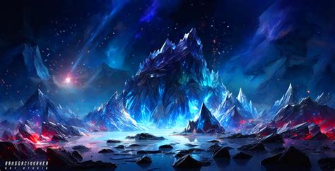 Ice Mountain Wallpaper by RanggazinMaker on DeviantArt