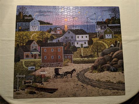 Finished this Charles Wysocki 1000 piece puzzle during the holidays ...