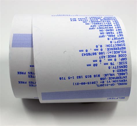 Thermal Printer Paper Thermal Paper Rolls 80x80 Blue Image - Buy ...