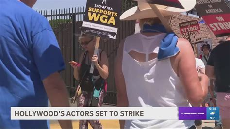 Hollywood actors join screenwriters on strike as talks collapse | wtsp.com