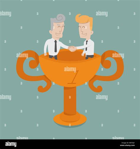 Teamwork metaphor Stock Vector Images - Alamy