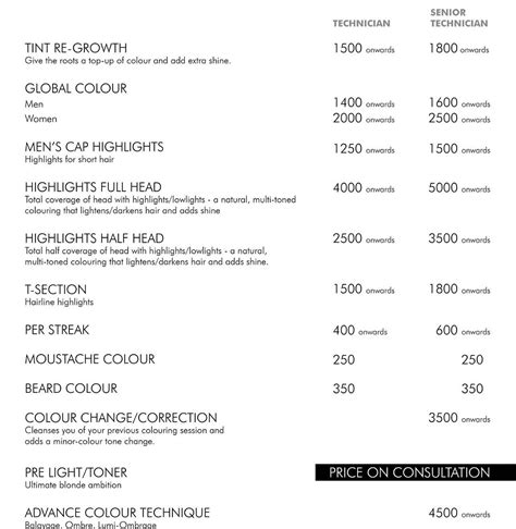 Toni and Guy Price List (Packages) Updated in March 2023 - Spa N Salon