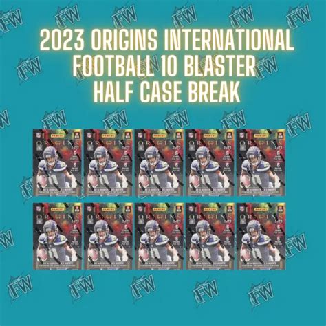 KANSAS CITY CHIEFS 2023 Origins Football International Blaster 10 Box Break 1198 EUR 0,91 ...