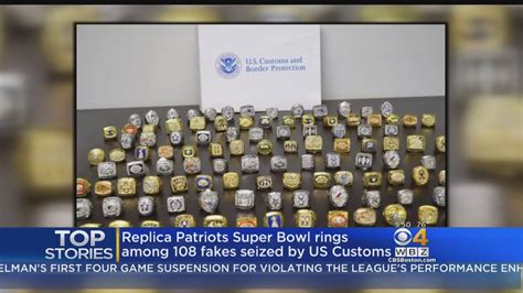 $1 Million in Fake Super Bowl Rings, Including Patriots Rings - YouTube