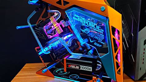 Amazing Custom Water Cooled PC Build and Dream System Ft. 3 x G-Sync Ultimate 200Hz PG35VQ ...