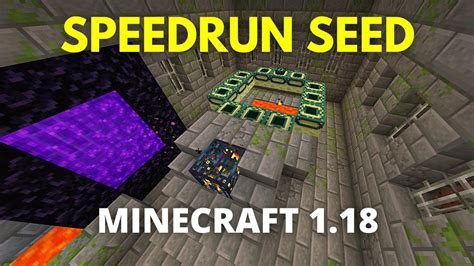 💥New BEST SPEEDRUN SEED for MINECRAFT 1.18 BEDROCK EDITION! MCPE - YouTube