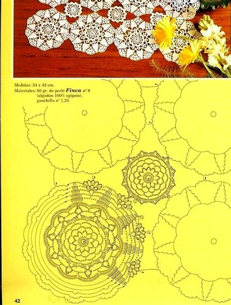 Crochet Doily Instructions: Yellow and White Patterns