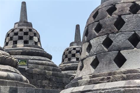 Ancient Stupas Inside Borobudur Temple Stock Photo - Image of buddhism, monument: 70786756