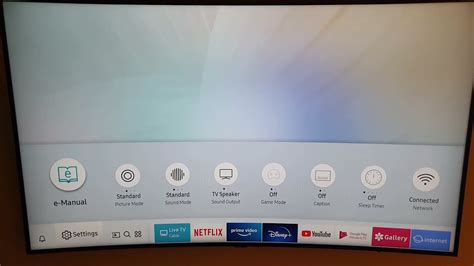 Samsung Quick Settings TV - YouTube