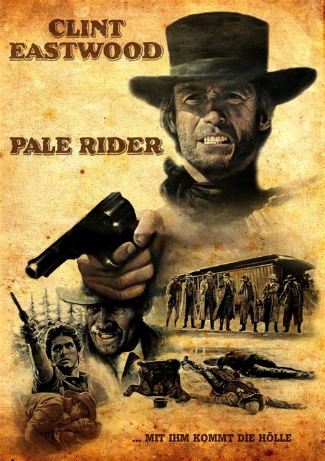 Pale Rider, Clint Eastwood movie cover-poster art find, repin | Clint eastwood, Pale rider ...