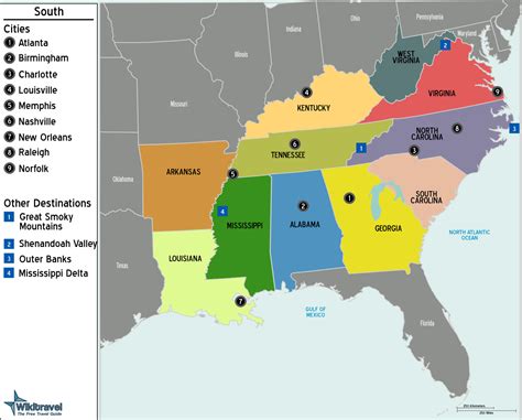 United States South America Map