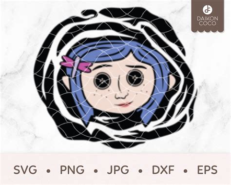 Coraline Svg Coraline Button Eyes Svg Multilayer Svg Png Dxf Eps | The Best Porn Website